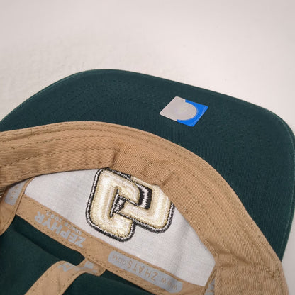 Cal Poly Mustangs NCAA Zephyr 5 Panel Green Beige One Size Mesh Snapback Hat
