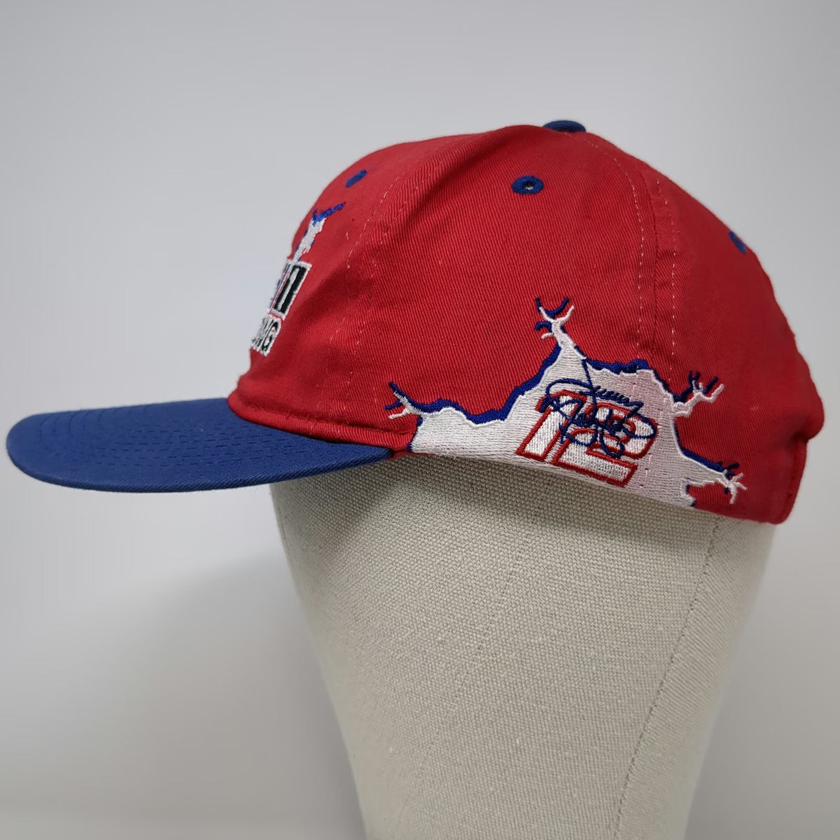 Racing Champions Snapback Red Hat One Size Mobil 1 Jeremy Mayfield 12 Pegasus