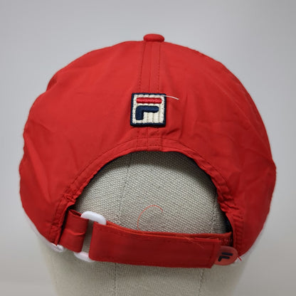 Fila Baseball Cap Red Blue White One Size BNP Paribas Open Tennis Strapback Hat