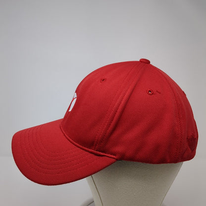 Swan Hunter Slideback Baseball Cap Red One Size Adjustable Embroidered Legendary