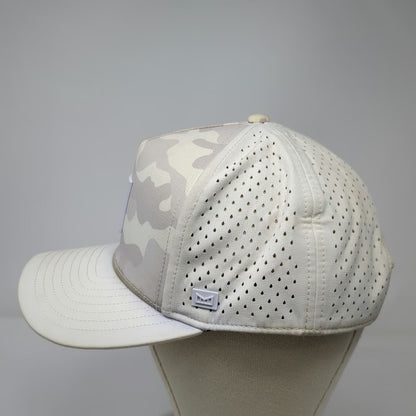 Melin Trucker Hat White One Size Camo Perforated Snapback Hydro Odyssey 5 Panel