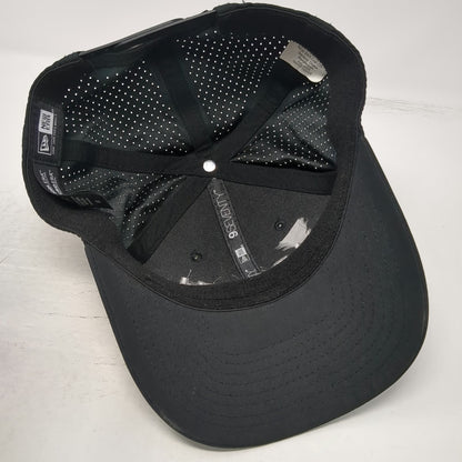 New Era Trucker Hat Black OSFM North Italia Perforated Mesh Snapback 9SEVENTY