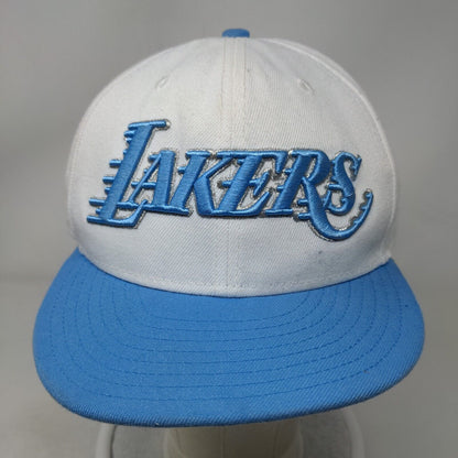 Los Angeles Lakers Snapback Hat Blue White OSFM Embroidered New Era 9Fifty NBA