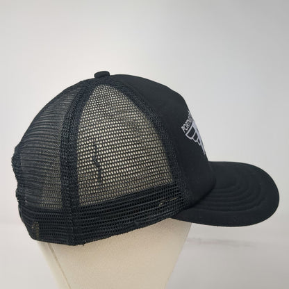 District Trucker Hat Black One Size Portneuf Valley Bruisers Roller Derby PVB
