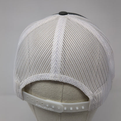 Holt of California Snapback Trucker Hat Gray OS Adjustable Mesh Back Richardson