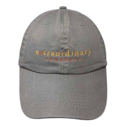 Imagen Brands Baseball Cap Gray One Size Slideback Extraordinary Journeys hat