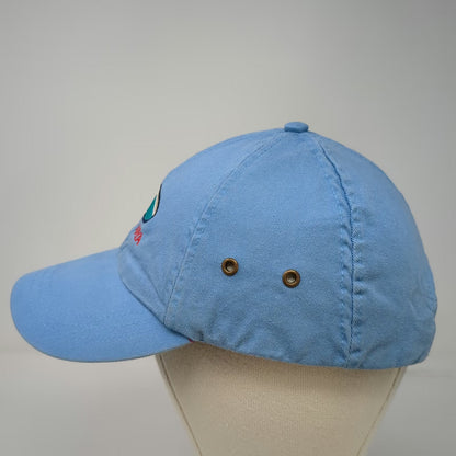 Quality Caps Riviera Maya Wave Logo Blue Baseball Cap OSFM Strapback Hat Cotton