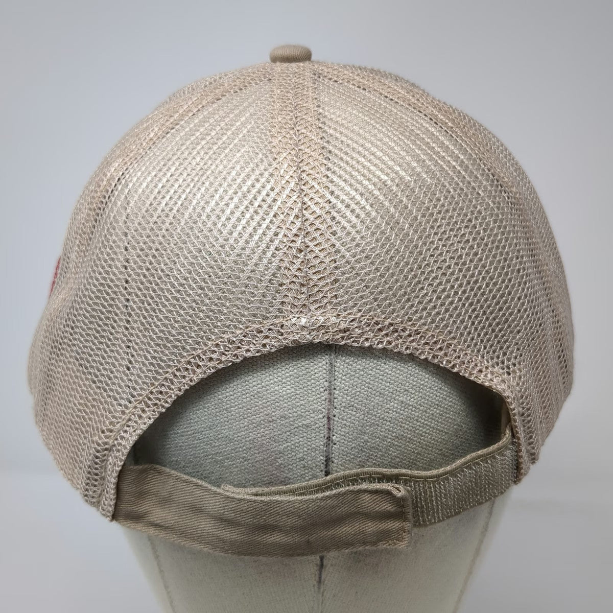 Green Camo Baseball Cap One Size Oliver M Dean Inc Mesh Back US Flag Patch Hat