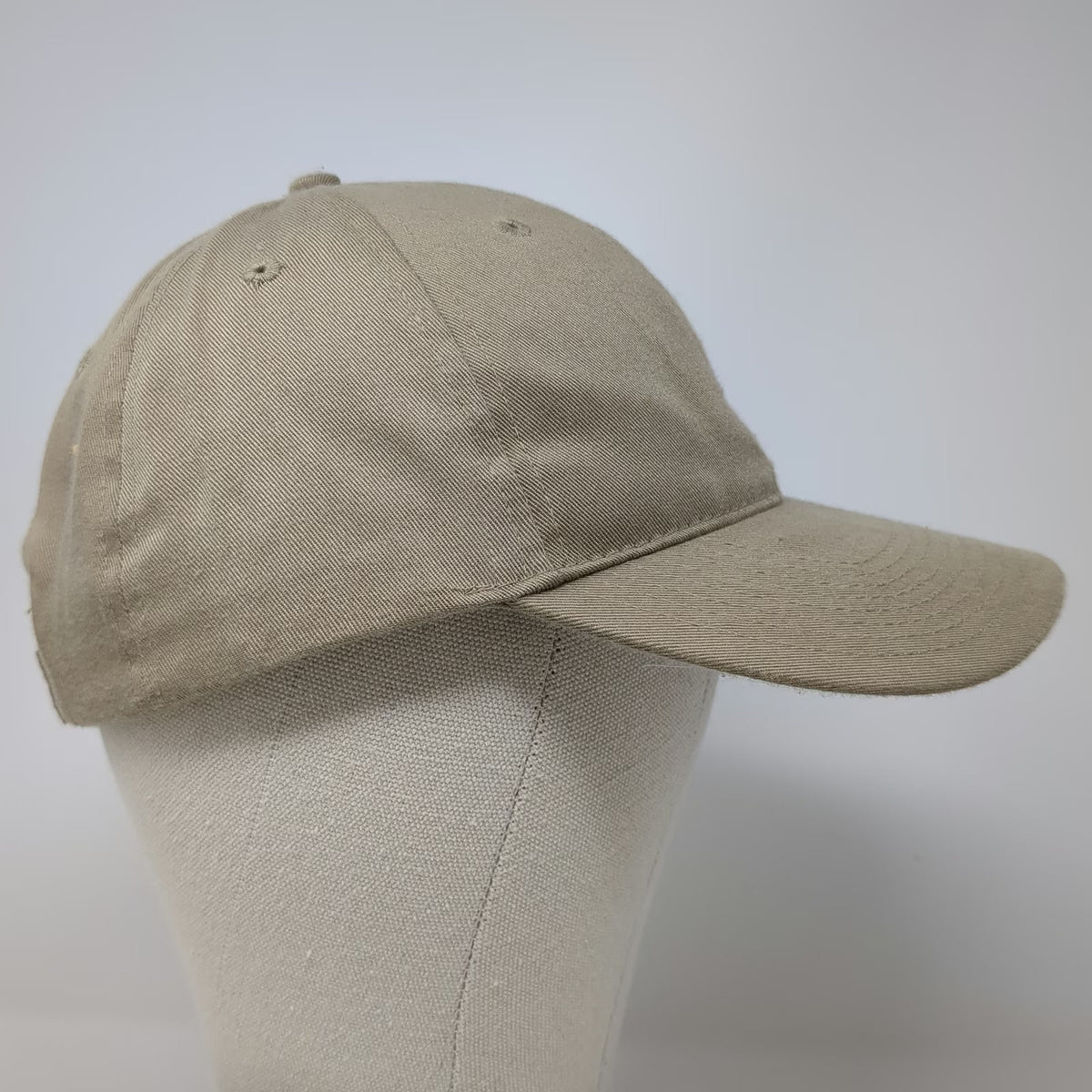 KC Baseball Cap Beige Red White One Size Recycled PET Strapback Hat Colyer