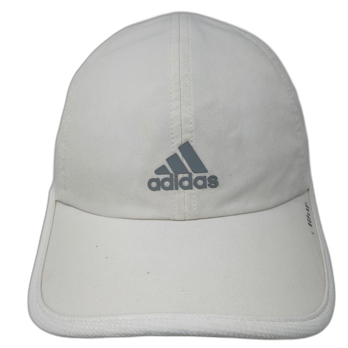 Adidas Baseball Cap White One Size Strapback Aeroready Mesh Adjustable Hat