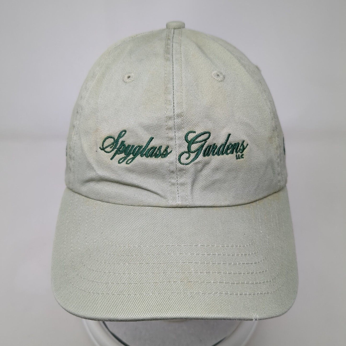 Spyglass Gardens LLC Slideback Hat Green OSFM Adjustable Embroidered Cotton