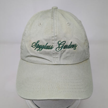 Spyglass Gardens LLC Slideback Hat Green OSFM Adjustable Embroidered Cotton