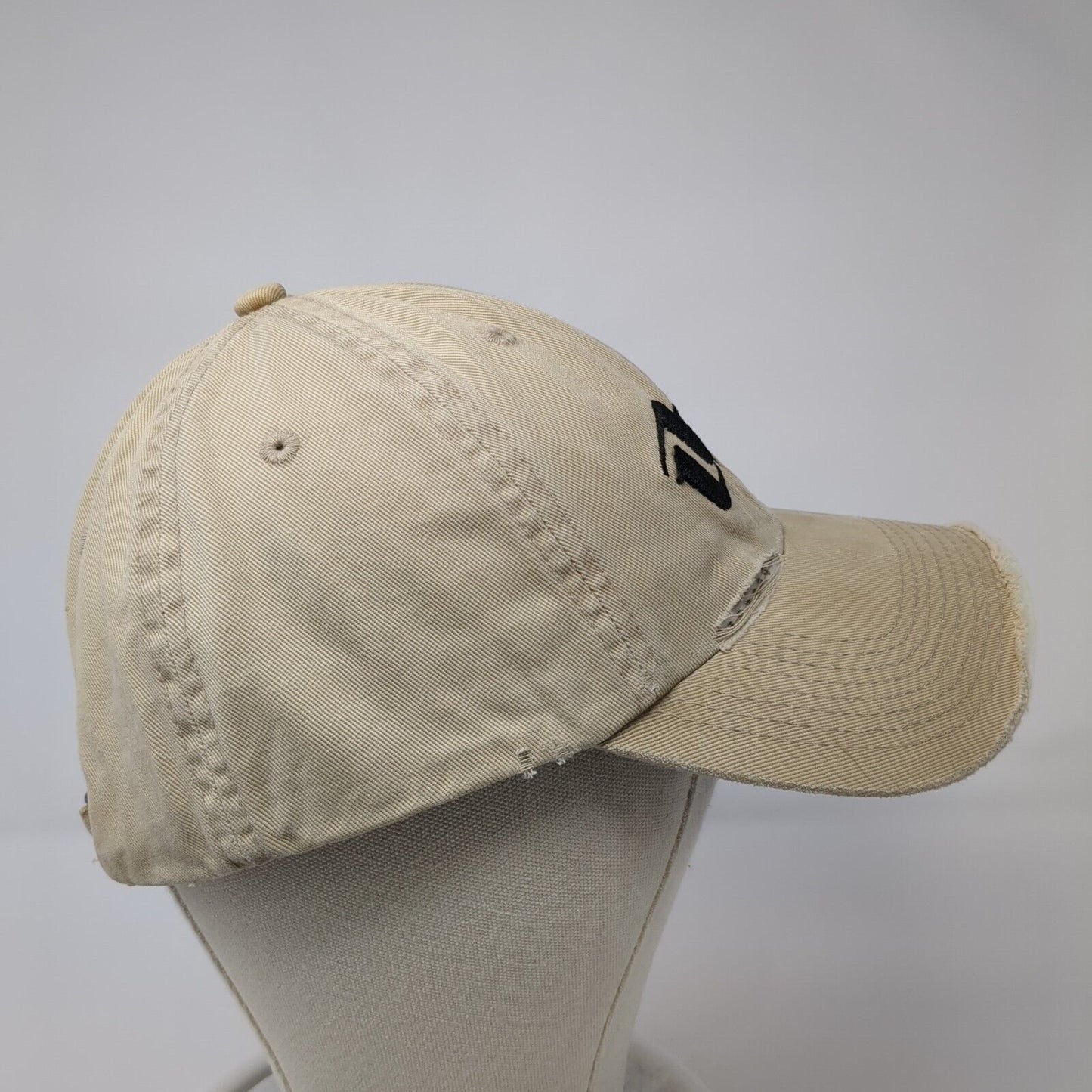 Vail Slideback Hat Tan One Size Adjustable Embroidered Fahrenheit