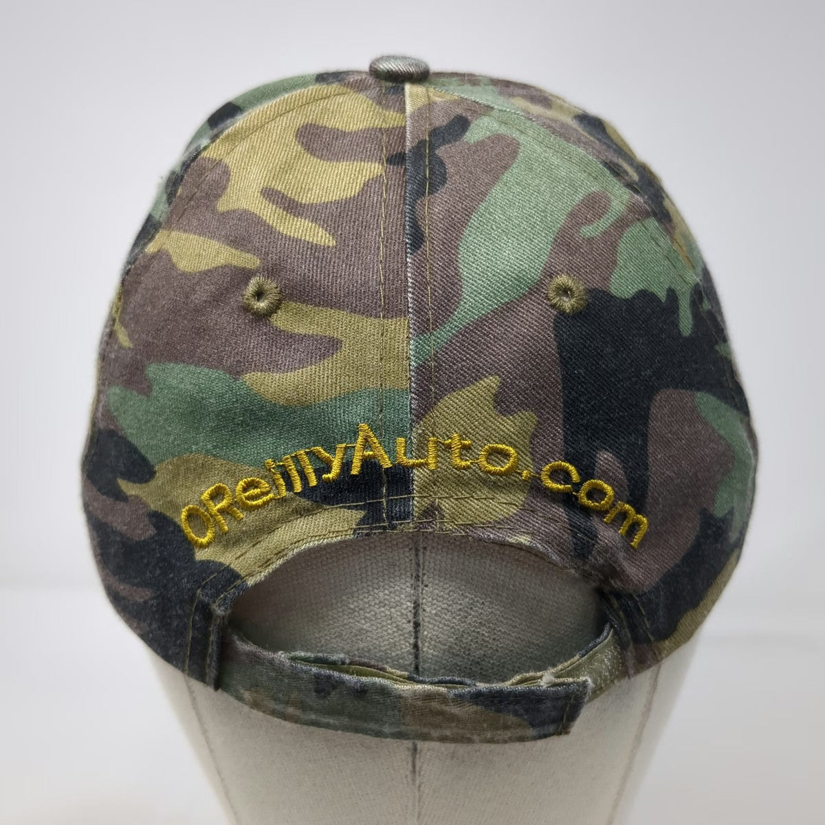 O'Reilly Auto Parts Baseball Cap Green Brown Black One Size Camo Strapback Hat