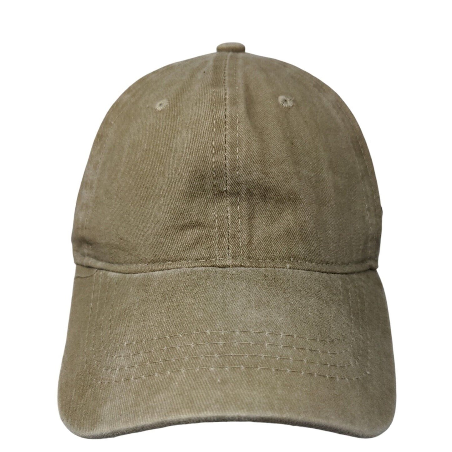 Oops! Slideback Hat Tan One Size Embroidered Adjustable 6 Panel