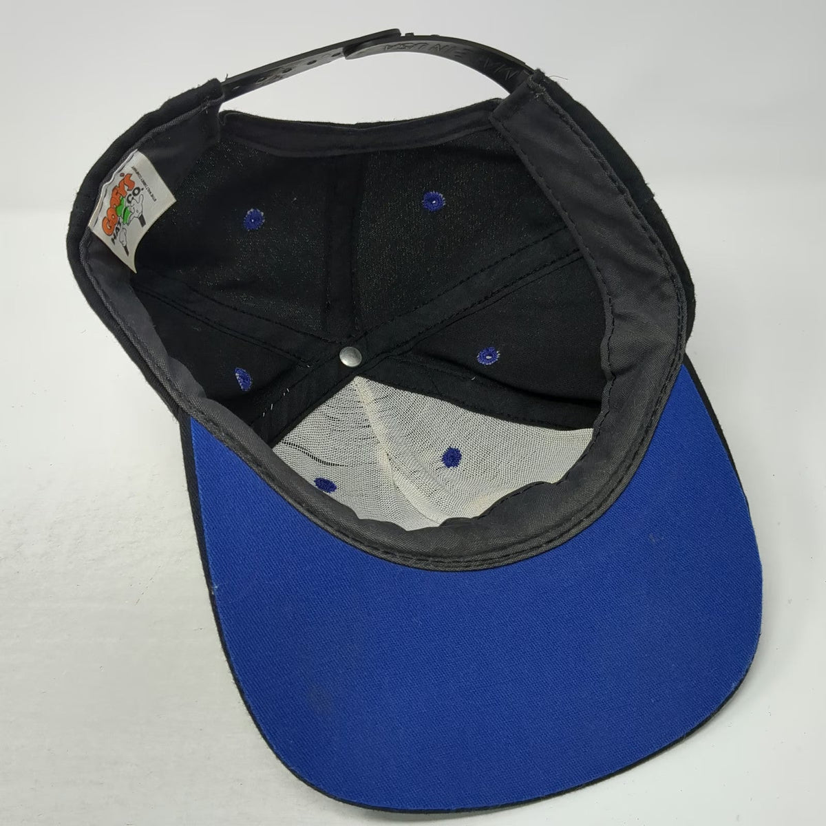 Goofy's Hat Co. Snapback Black One Size Disney Character Graphic Made USA Hat