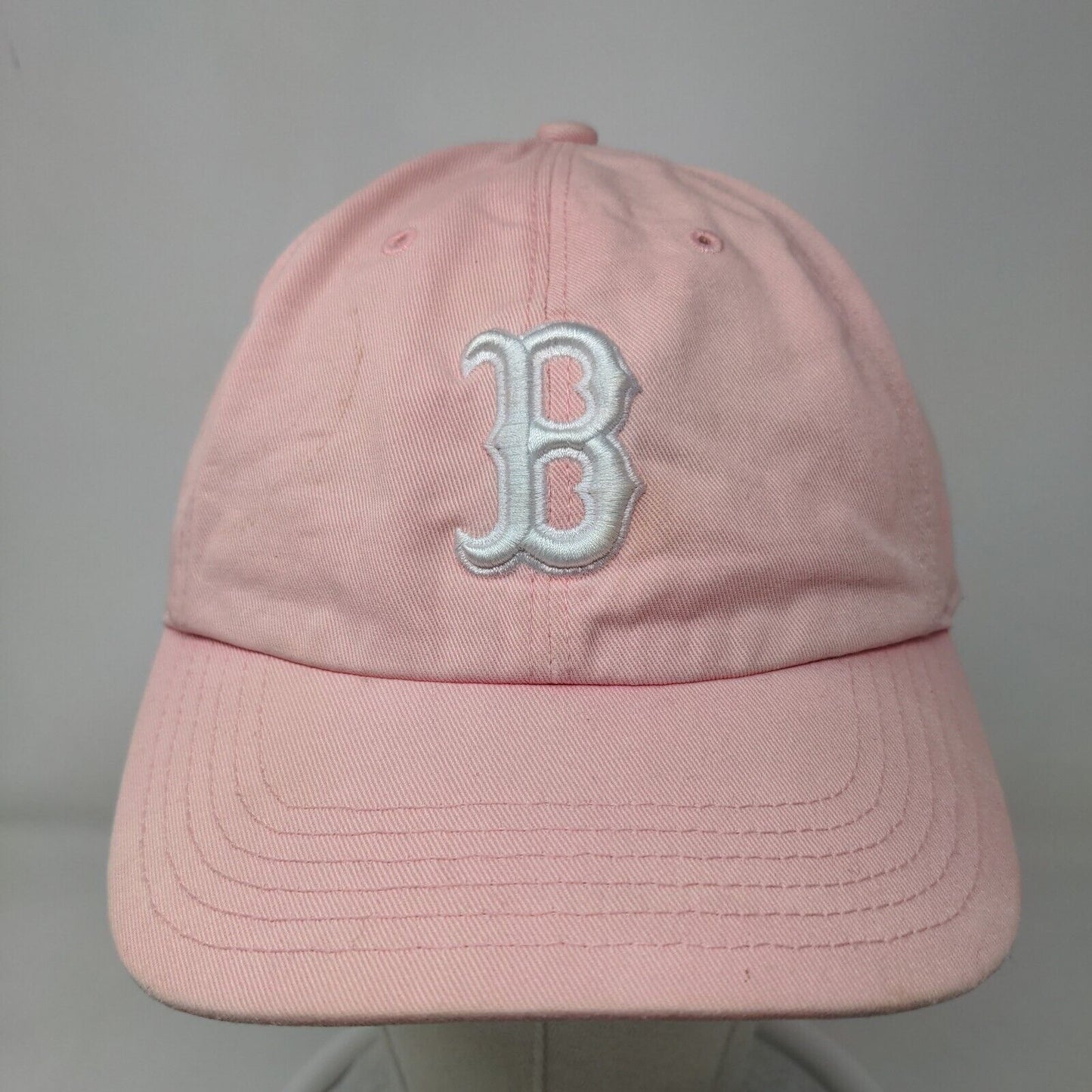 '47 Twins Women's Slideback Hat Pink OSFA Embroidered Boston Red Sox Logo