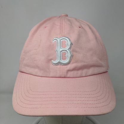 '47 Twins Women's Slideback Hat Pink OSFA Embroidered Boston Red Sox Logo