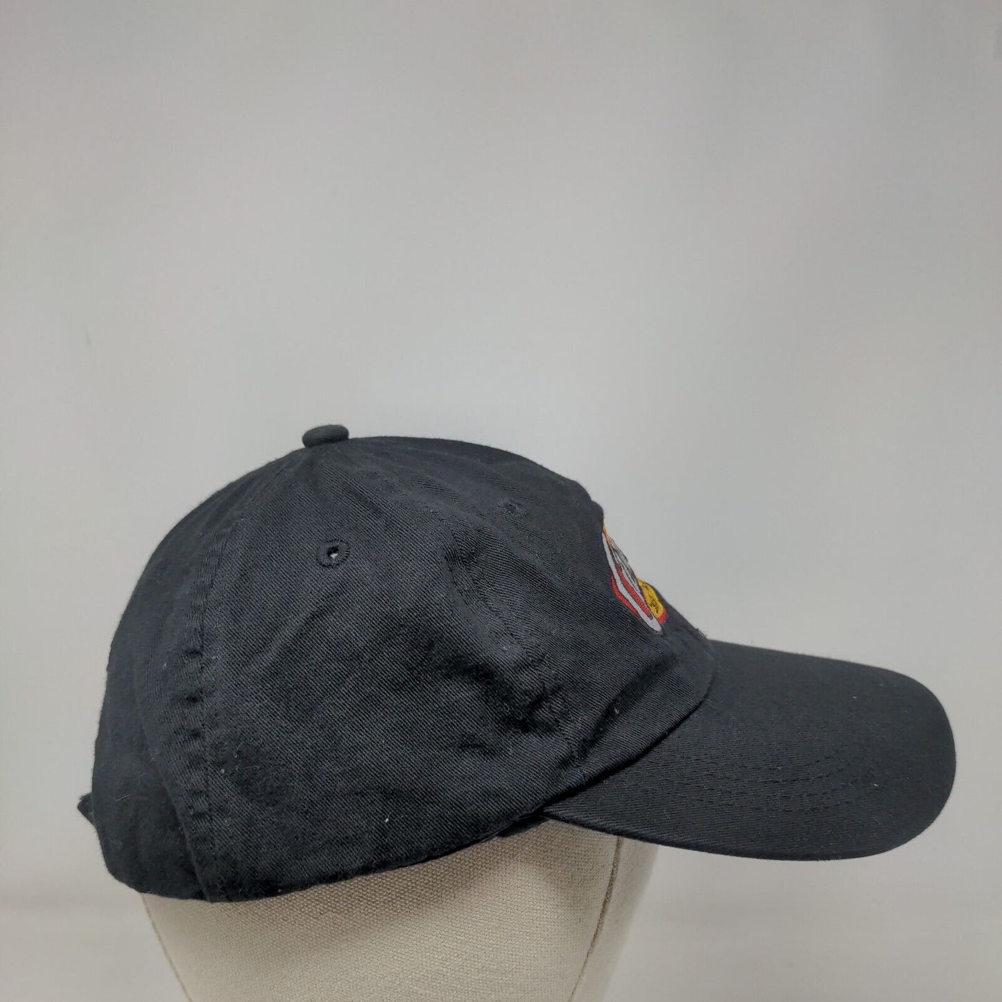 Raising Cane's Chicken Fingers Strapback Hat Black One Size Embroidered