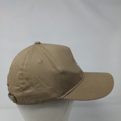 Big X Slideback Hat Tan OSFA Adjustable Embroidered Logo Vent Holes