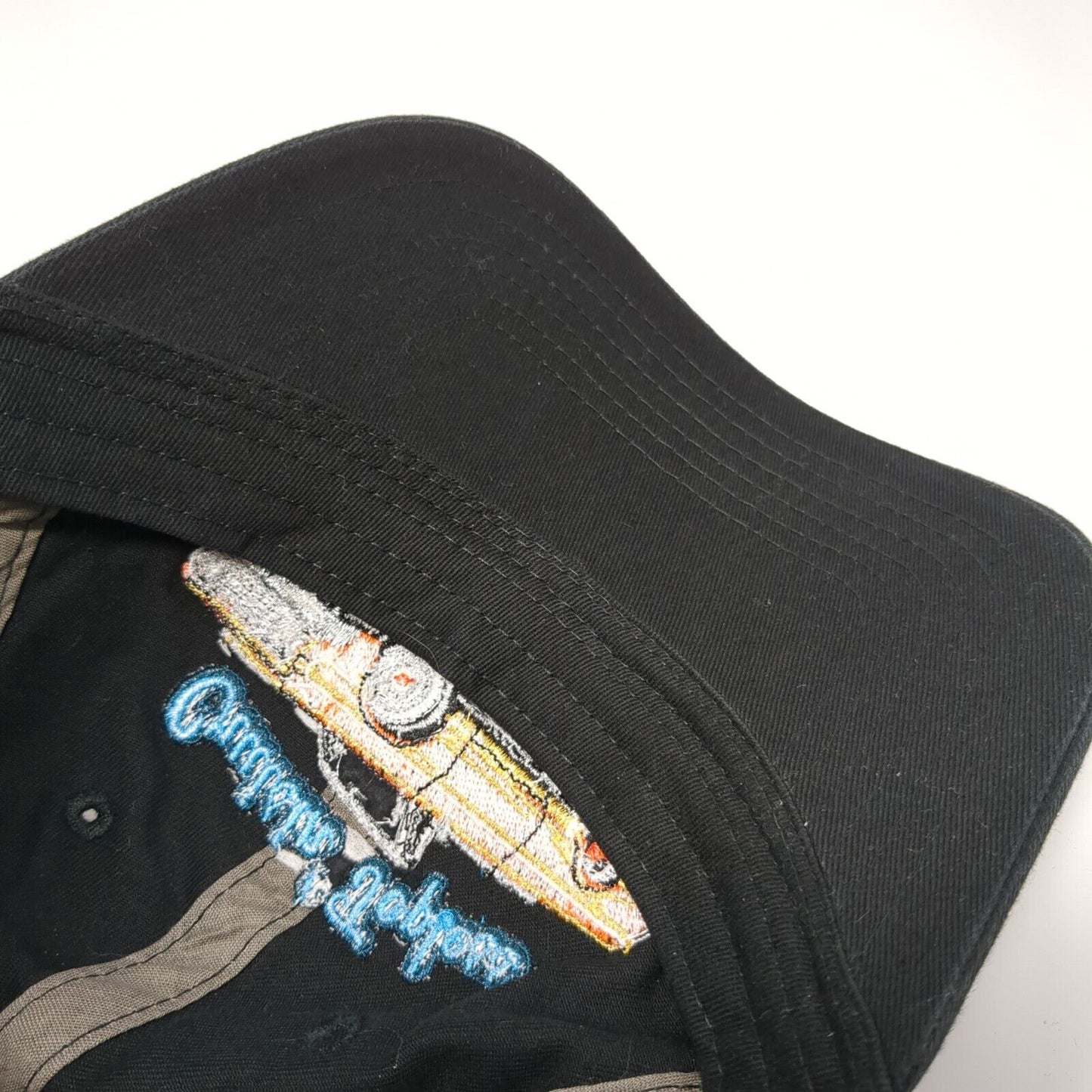 Cruisin' Topless Hot August Night Strapback Hat Black One Size Car