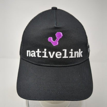 Nativelink Enter The Shipstorm Snapback Trucker Hat Black OS Adjustable Mesh