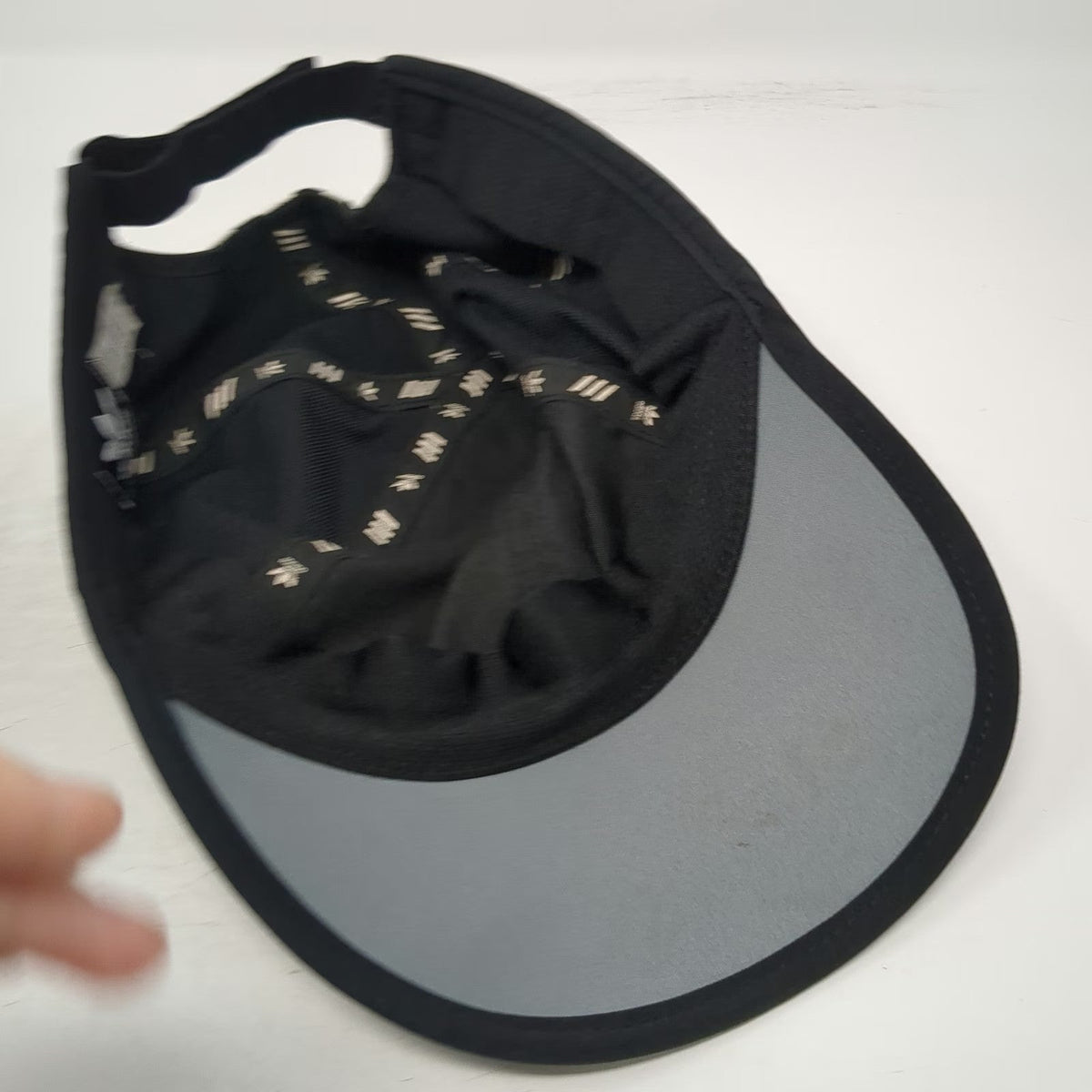 Adidas Baseball Cap Black One Size Trefoil Logo 3-Stripes Strapback Hat