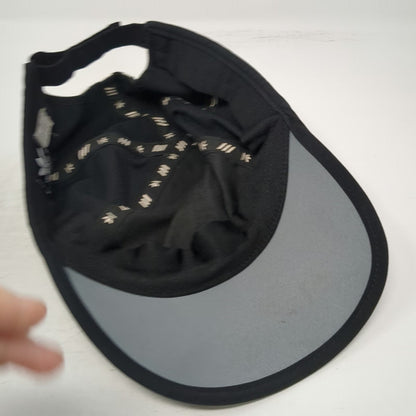 Adidas Baseball Cap Black One Size Trefoil Logo 3-Stripes Strapback Hat