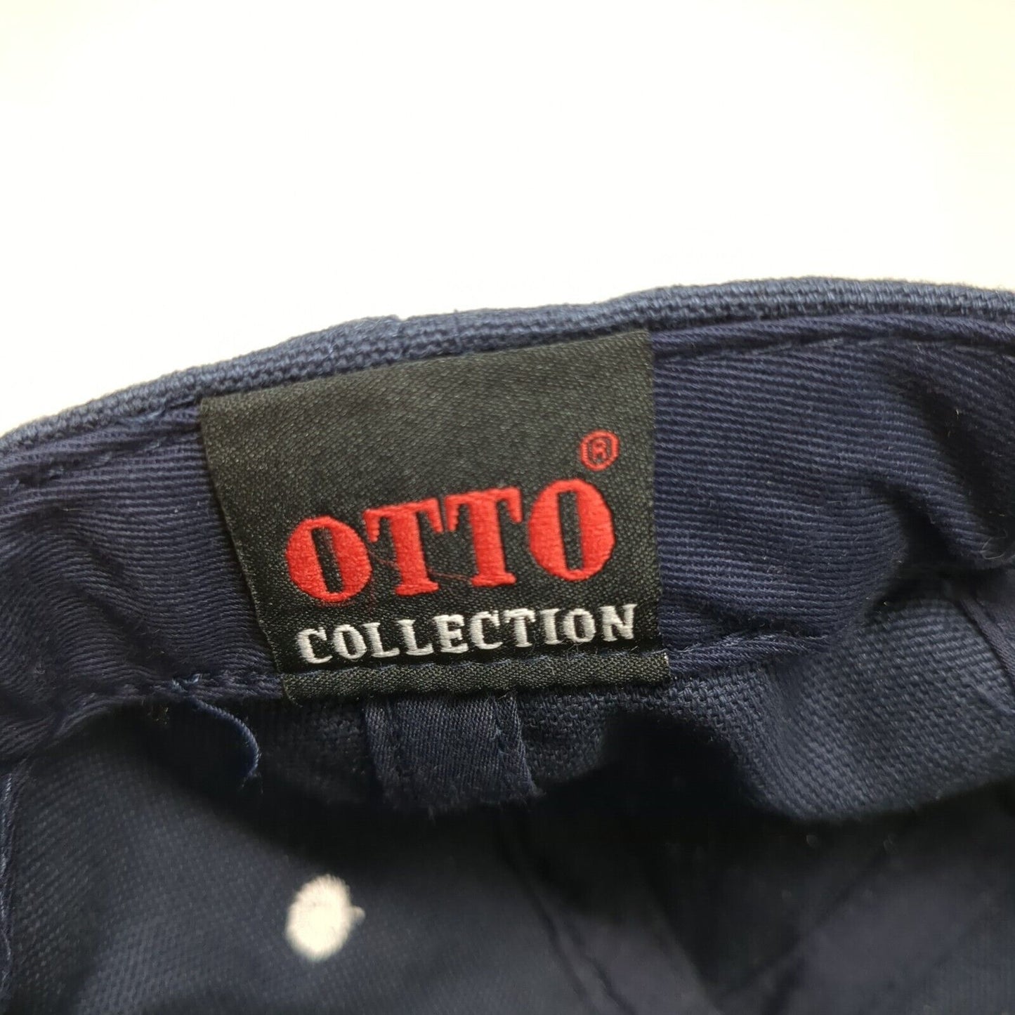 C&H Strapback Hat Blue One Size Adjustable Embroidered Vented Holes 6 Panel Otto
