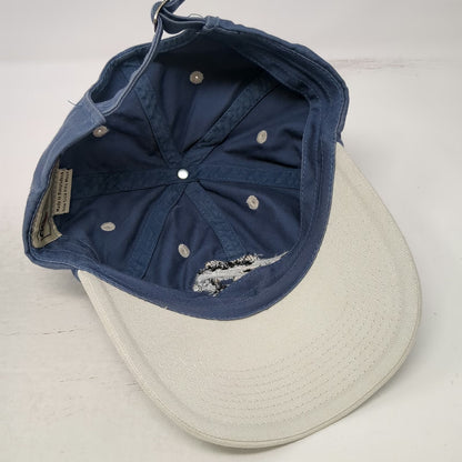 Outdoor Cap Baseball Cap Blue One Size Embroidered Fish Two Tone Slideback Hat