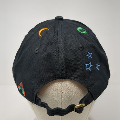 Empyre Slideback Hat Black One Size Adjustable Embroidered Embellished