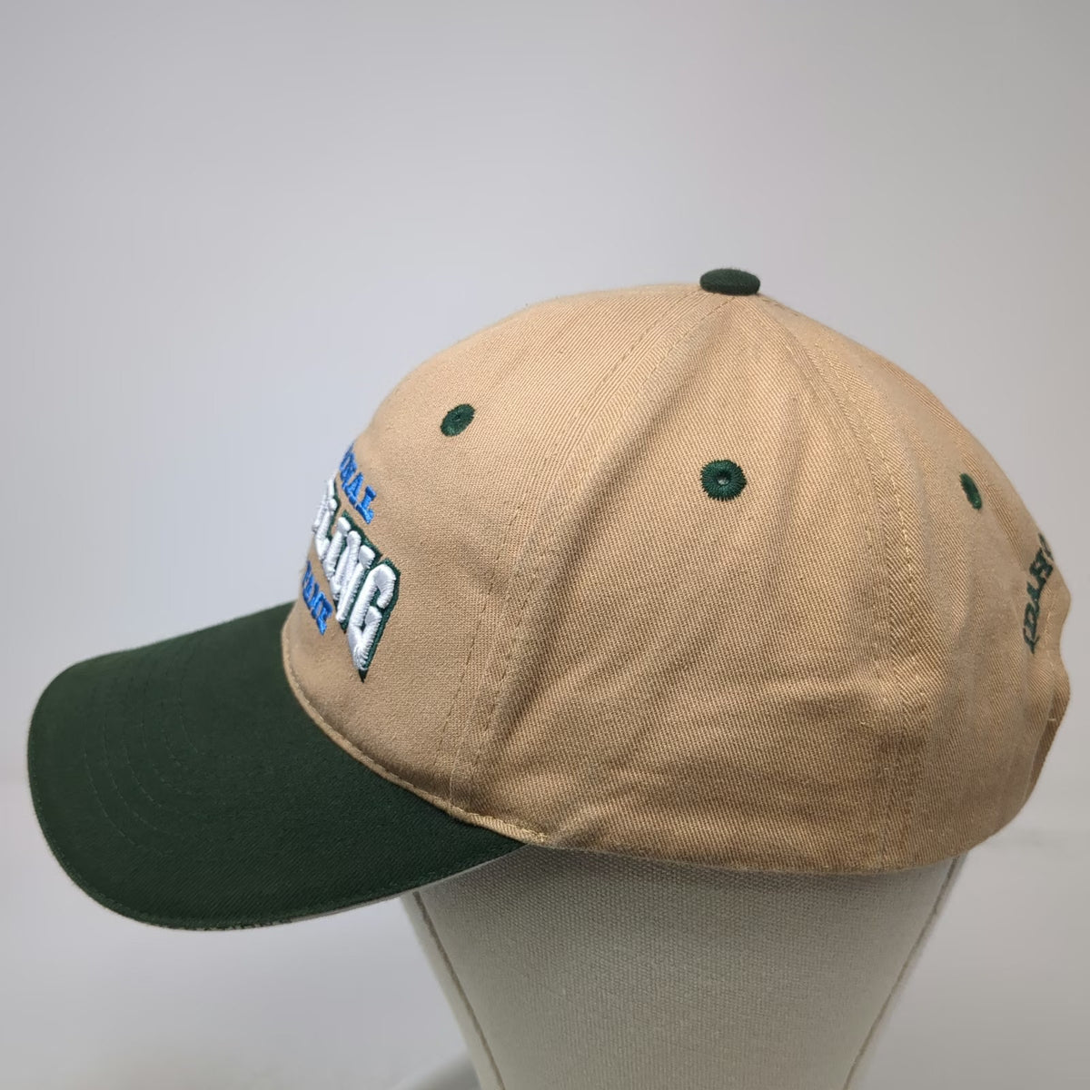 Bucks Athletics Baseball Cap Beige Green One Size Wrestling Hall of Fame Hat