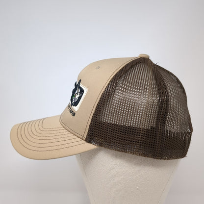 DFO Dry Foot Outfitters Snapback Mesh Back Trucker Hat Brown One Size