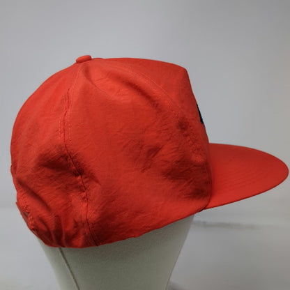 3-2-1 Contact 5 Panel Red Hat Nylon Snapback TV Show Embroidered Logo Vintage