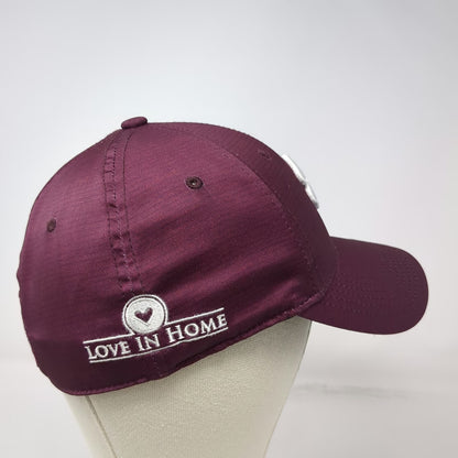Black Clover Baseball Cap Red M Memory Fit Live Lucky Four Leaf Clover Hat