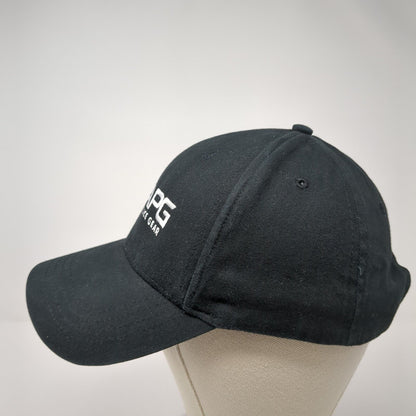 LAPG LA Police Gear Strapback Hat Black One Size Solid Quake City Caps