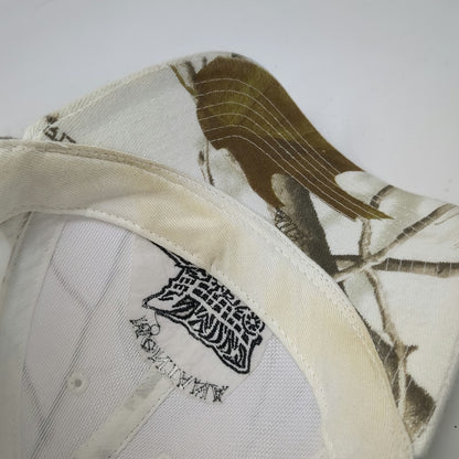Graffiti Montana Canvas Wagon Hat Baseball Cap White Brown OSFM Realtree Camo