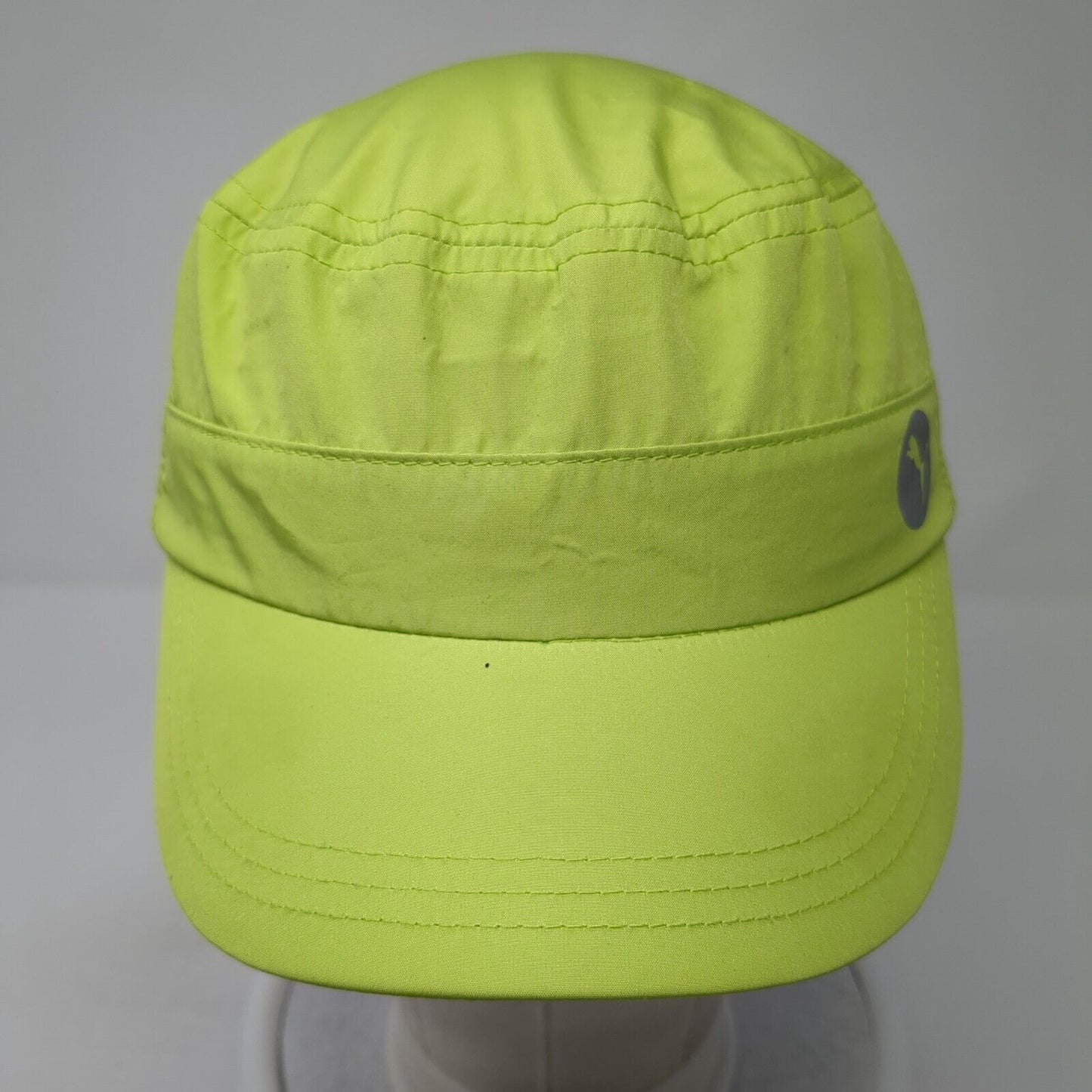 PUMA Strapback Cadet Army Cap Green One Size Stretch Lightweight Polyester