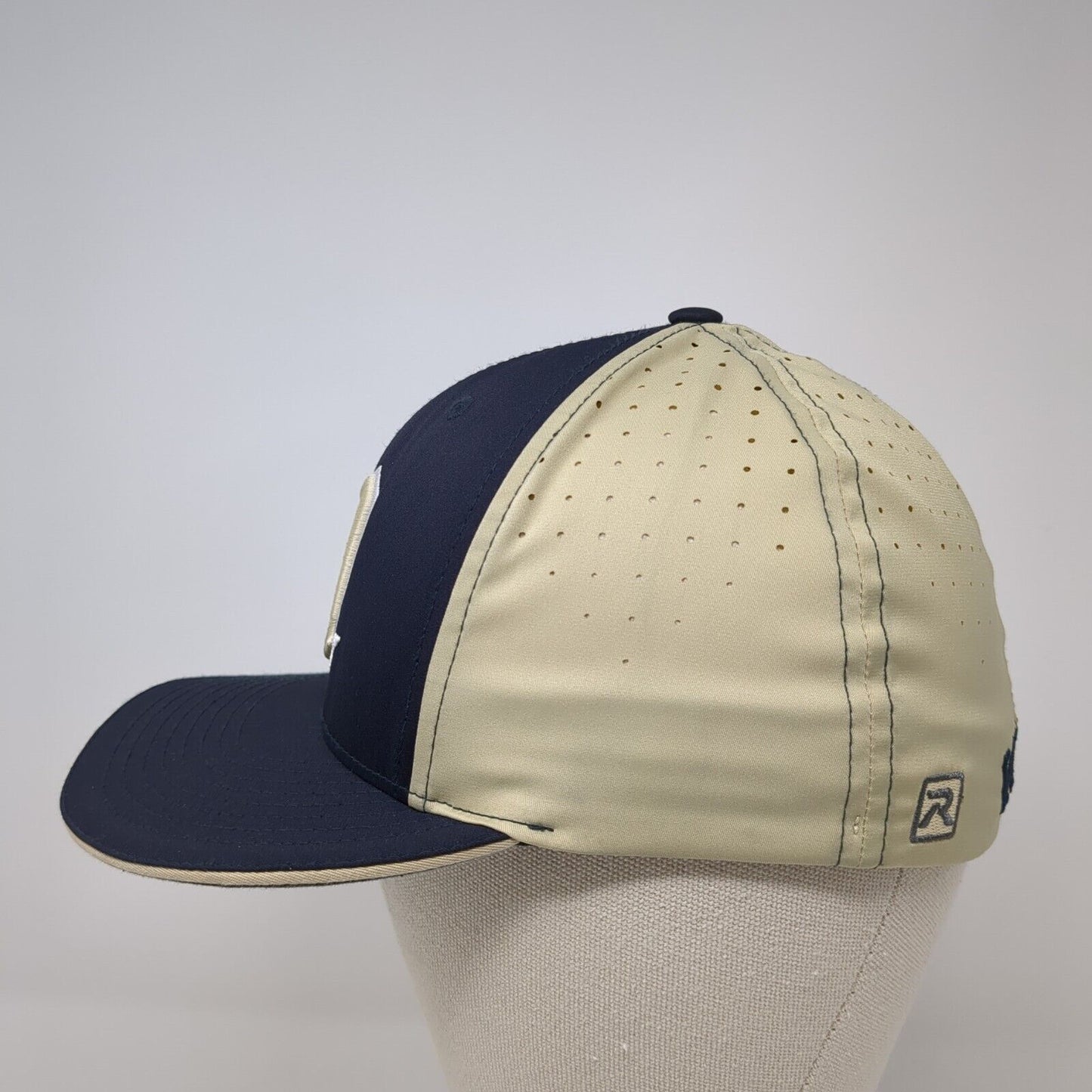 M Vikings Fitted Hat Multicolor XS-S Embroidered Laser Cut Richardson