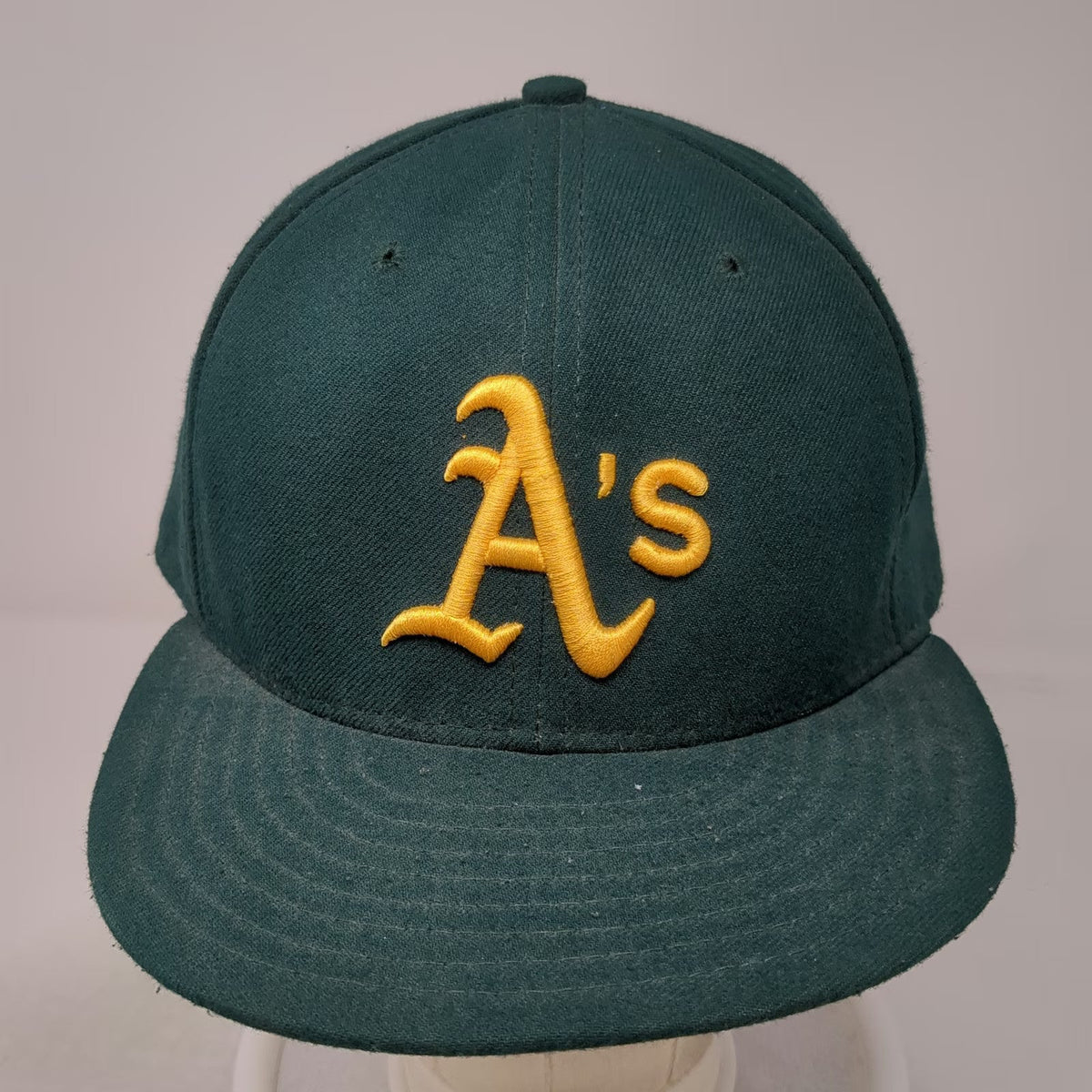Oakland Athletics MLB New Era Cap Green 7 5/8 Fitted 59FIFTY On-Field Hat