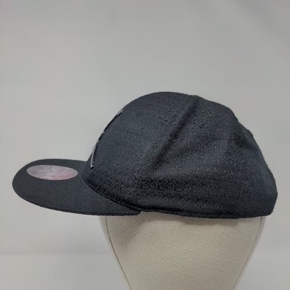 Air Jordan Snapback Hat Black Size 4-7 Adjustable Vented Holes Polyester