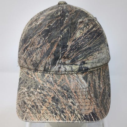 Mossy Oak Baseball Cap Brown One Size Camo Pattern Strapback Hunting Outdoor Hat