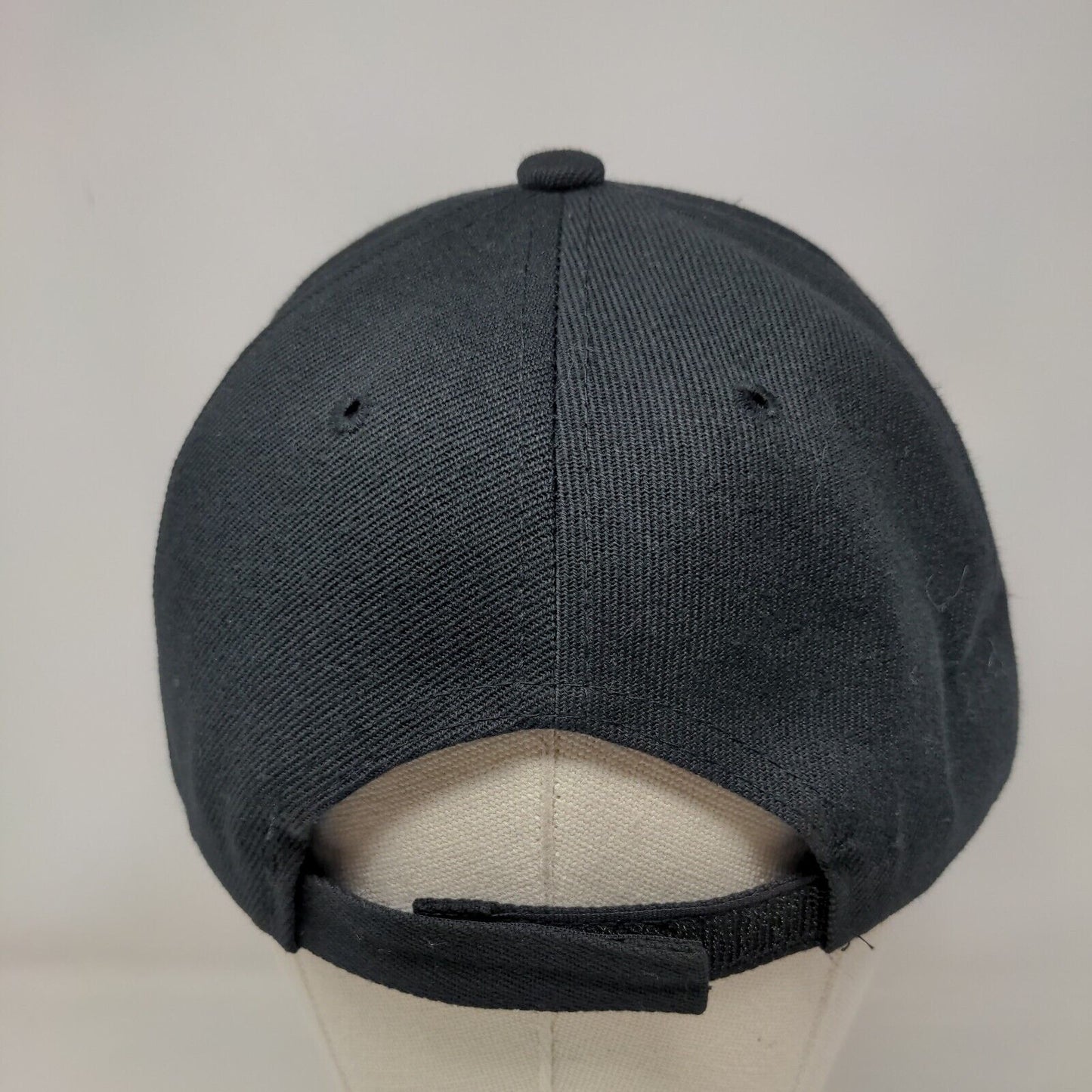 TRS Hotels Strapback Hat Black One Size Adjustable Embroidered 6 Panel