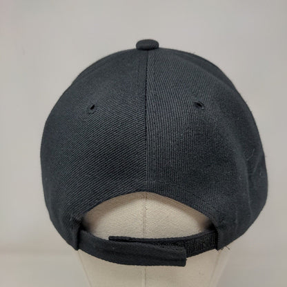 TRS Hotels Strapback Hat Black One Size Adjustable Embroidered 6 Panel