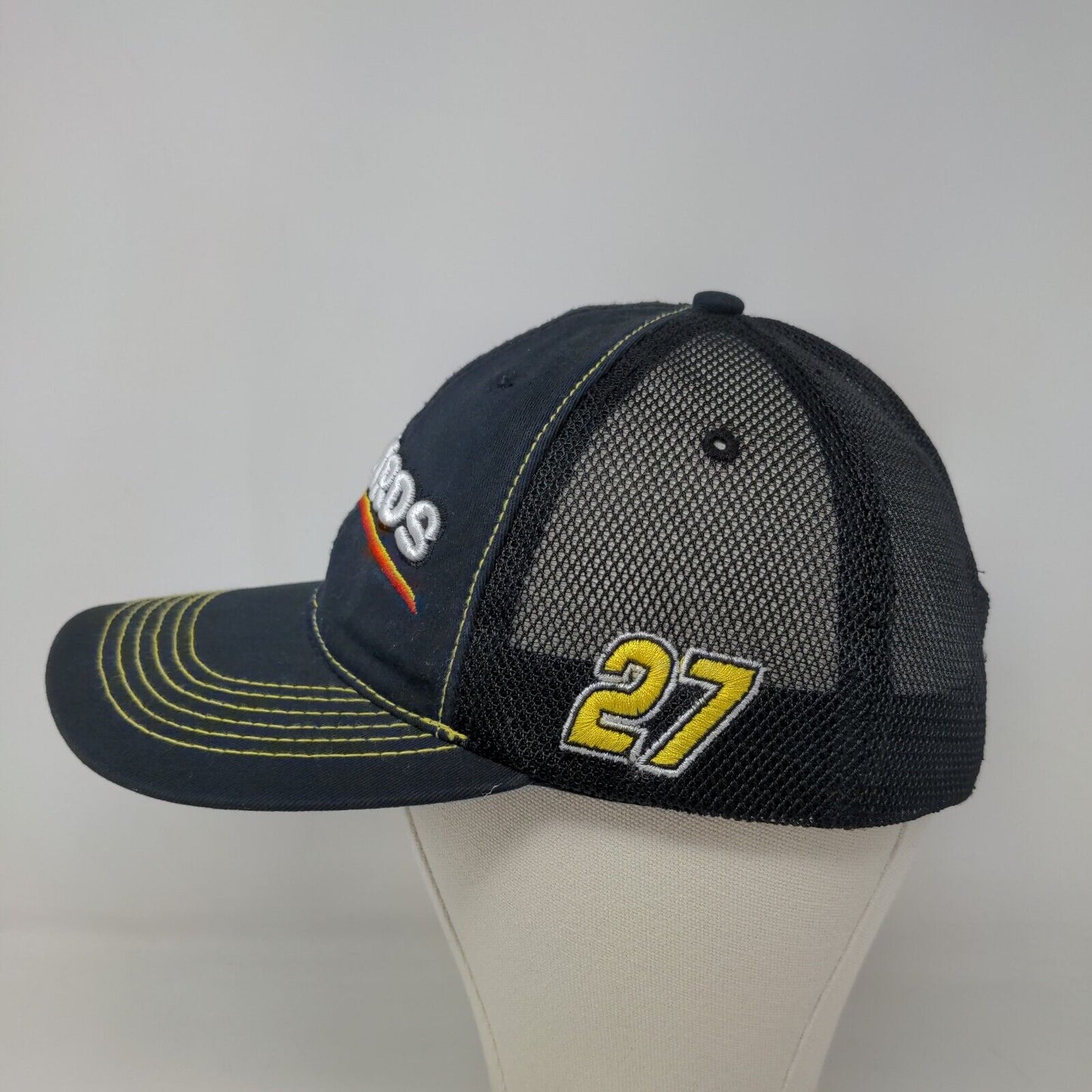 Menards Men's Strapback Mesh Back Hat Blue Racing #27 Embroidered Logo