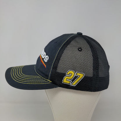 Menards Men's Strapback Mesh Back Hat Blue Racing #27 Embroidered Logo
