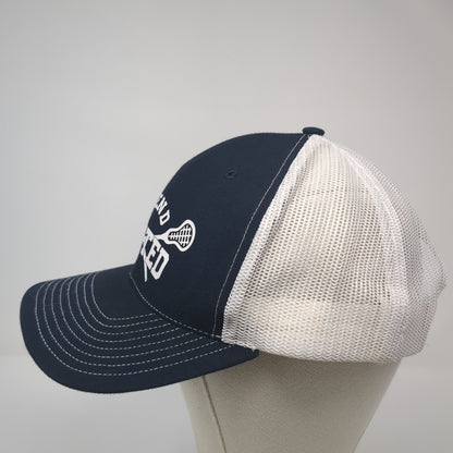 Bend United Snapback Trucker Hat Blue One Size Mesh Back Richardson