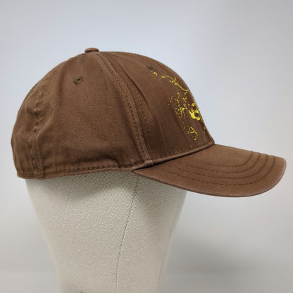 Element Baseball Cap Brown XL Embroidered Logo Distressed Graphic Flexfit Hat