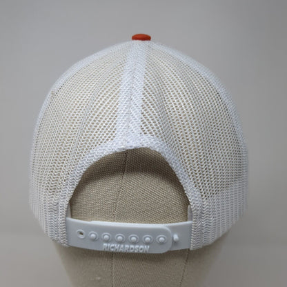 Energy Management Corporation Snapback Trucker Hat Orange OS Mesh Richardson