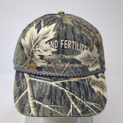 Legrand Fertilizer Snapback Rope Trucker Hat Multi One Size Camo Mesh Back